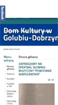 Mobile Screenshot of kulturagolub.eu