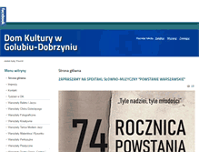 Tablet Screenshot of kulturagolub.eu